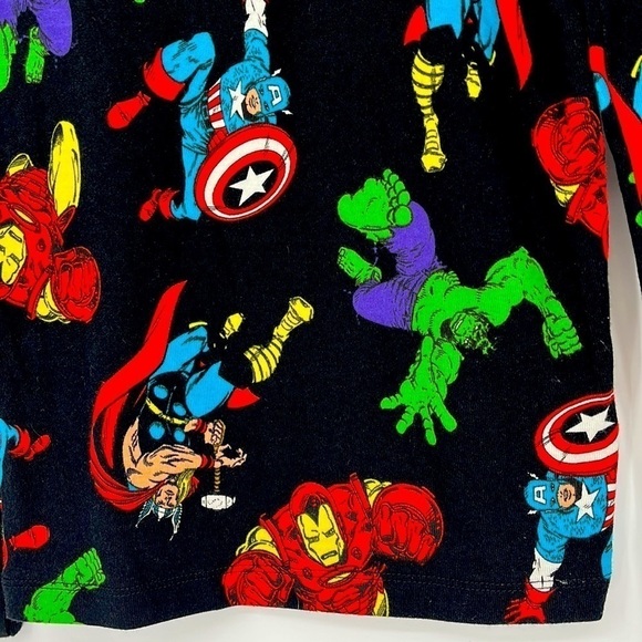 Marvel Amazon Essentials Long Sleeve Superhero Pajama Top Kids Size Large NWT! - Picture 3 of 6